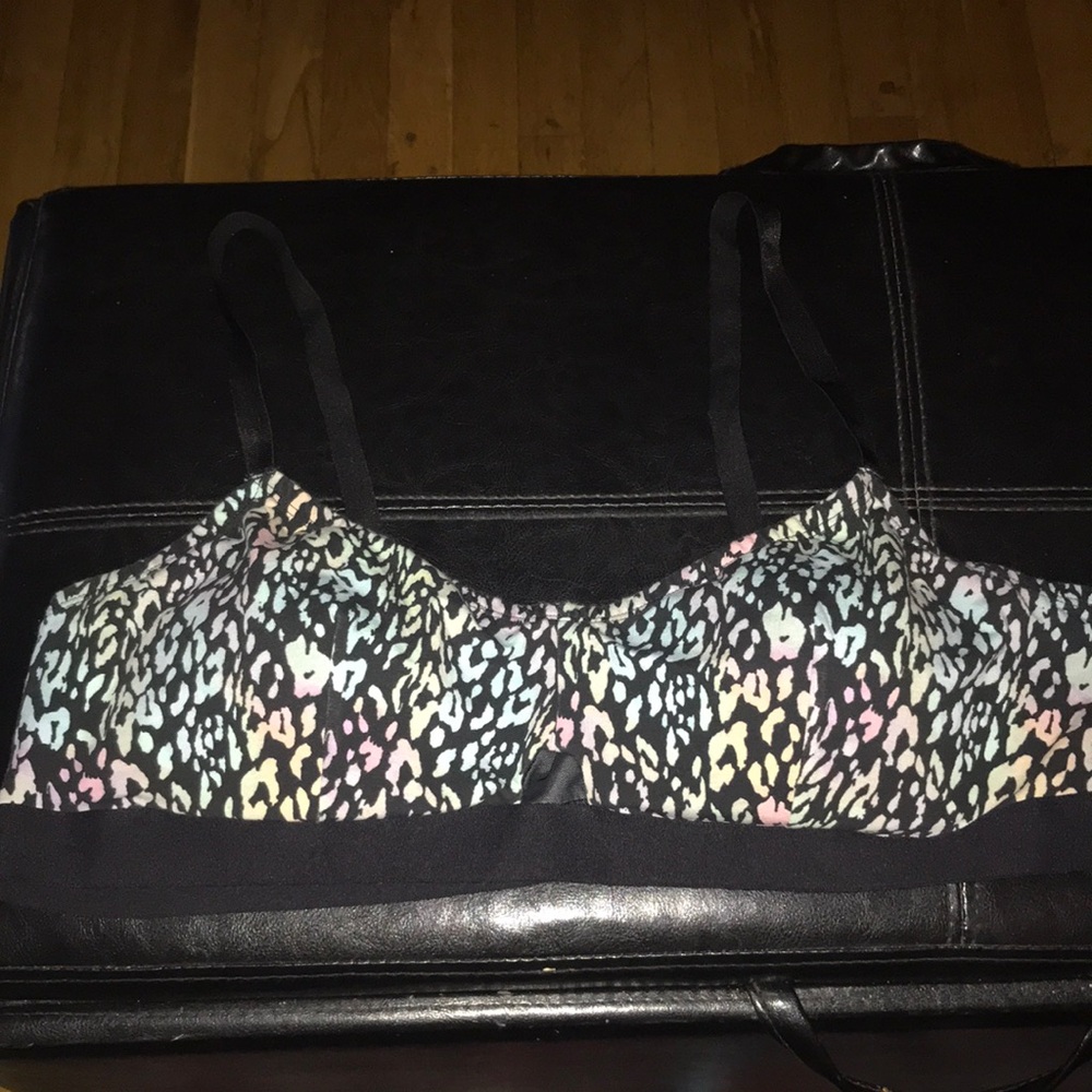 Torrid Curve Multicolor Pastel Animal Print Plus Size Bralette Size 3 3X